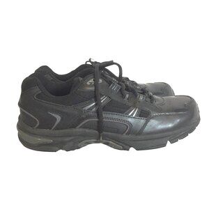 Vionic Walker Womens 9.5 Sneakers Black Leather & Mesh